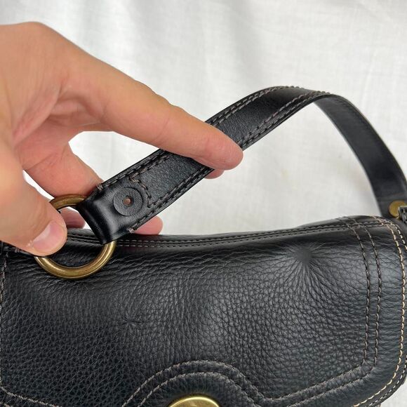 Coach Shoulder Handbag Chelsea Small Flap Bag Purse C0793-10951 Y2K - Picture 2 of 8